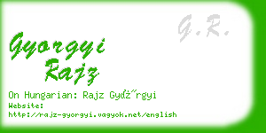 gyorgyi rajz business card